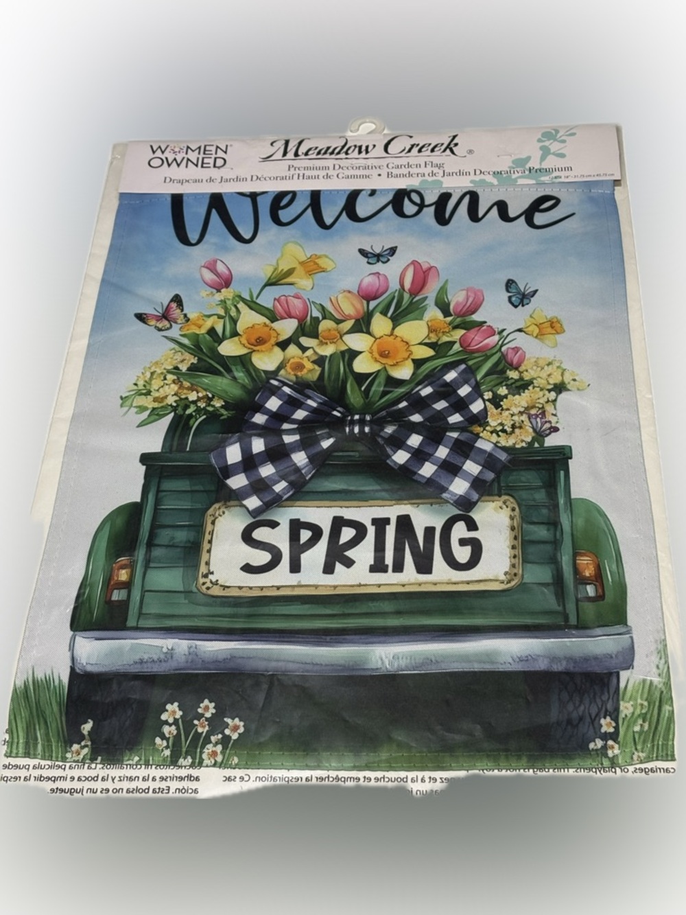 Meadow Creek 'Welcome Spring' Small Garden Flag